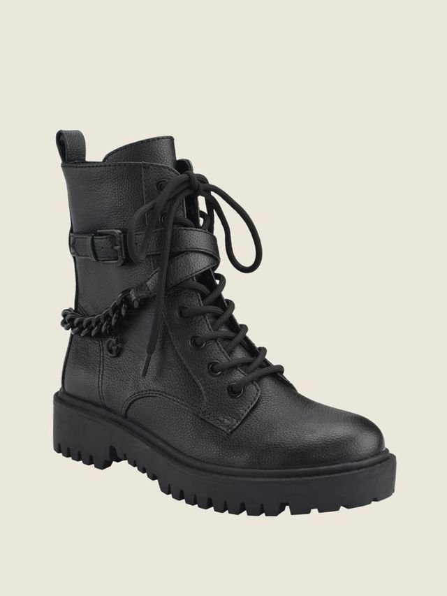 GUESS Olisie Buckle Utility Boots Mall of America