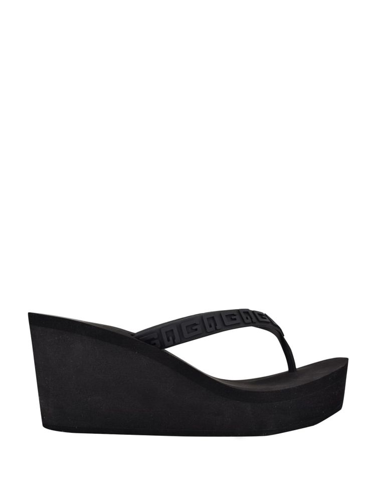 Guess platform flip top flops