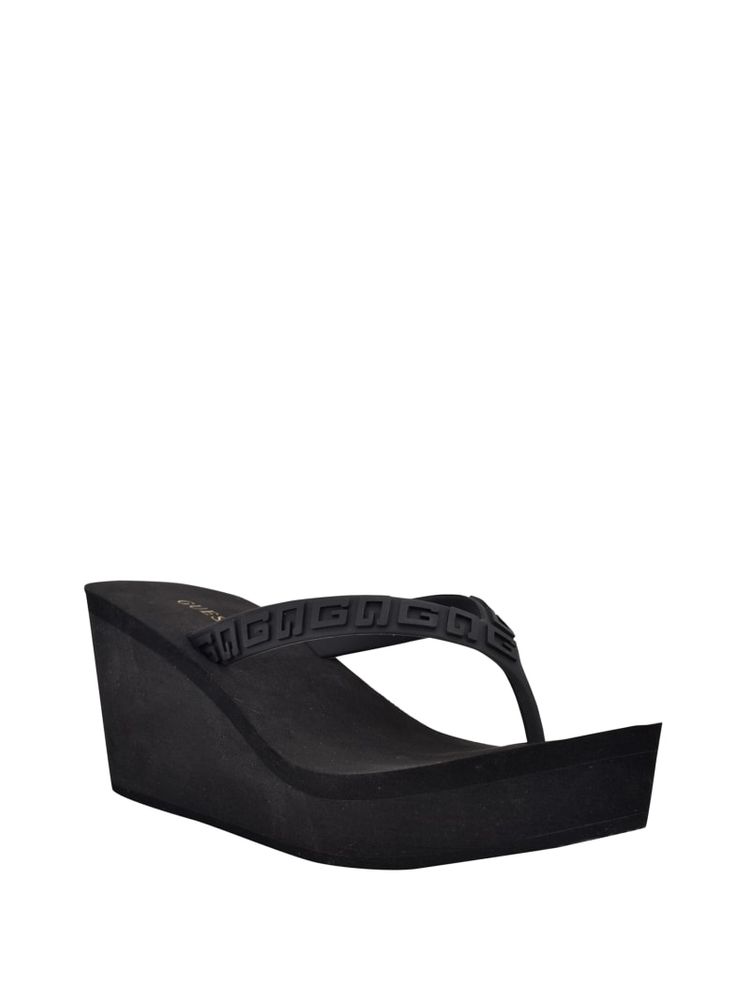 GUESS Surry Debossed Logo Platform Flip Flops Mall of America