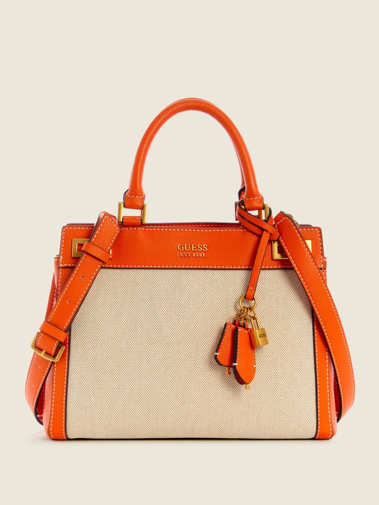 GUESS Katey Canvas Luxury Satchel | Mall of America®