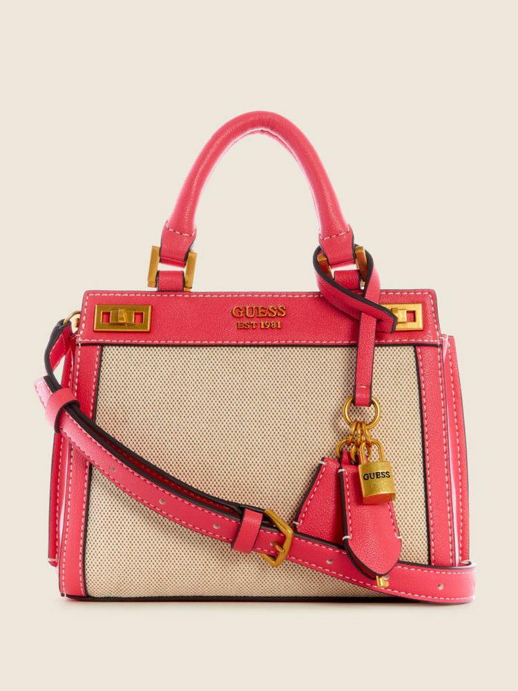 GUESS Katey Canvas Mini Satchel | Shop Midtown