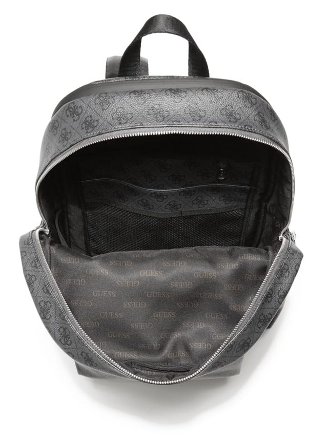 Guess kevin logo print backpack store