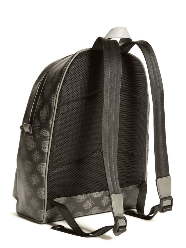 Guess kevin logo print hot sale backpack