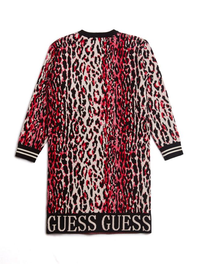 Guess leopard sweater sales