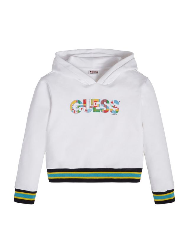 Guess rainbow hoodie sale