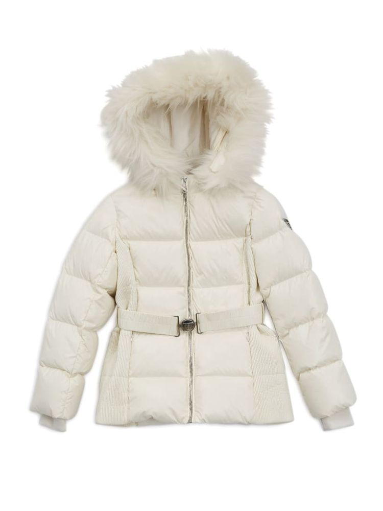 White shop coat guess