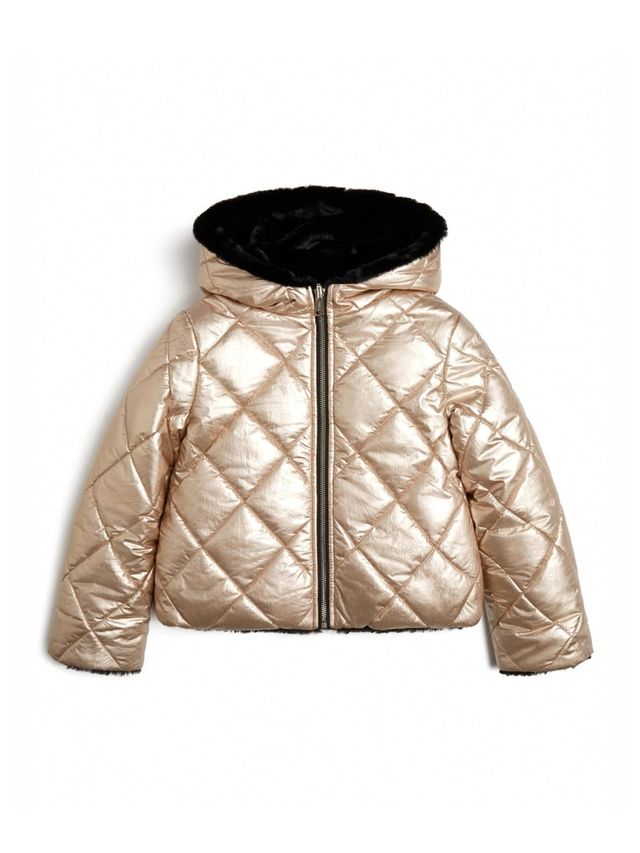 Guess iridescent puffer jacket store
