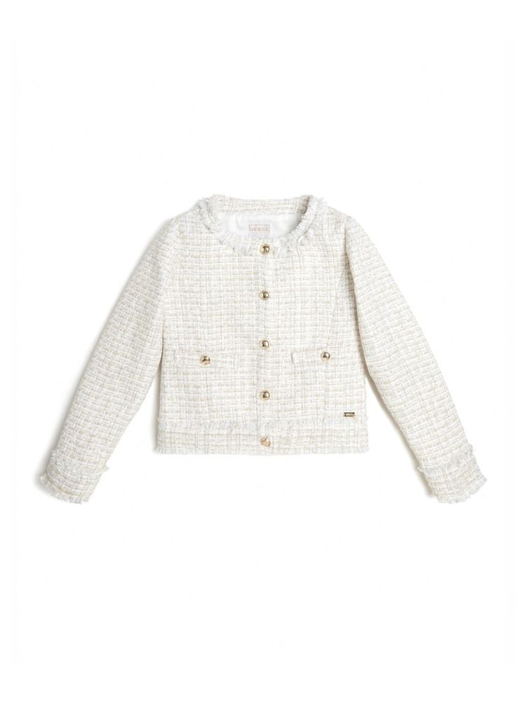 Boucle jacket white discount