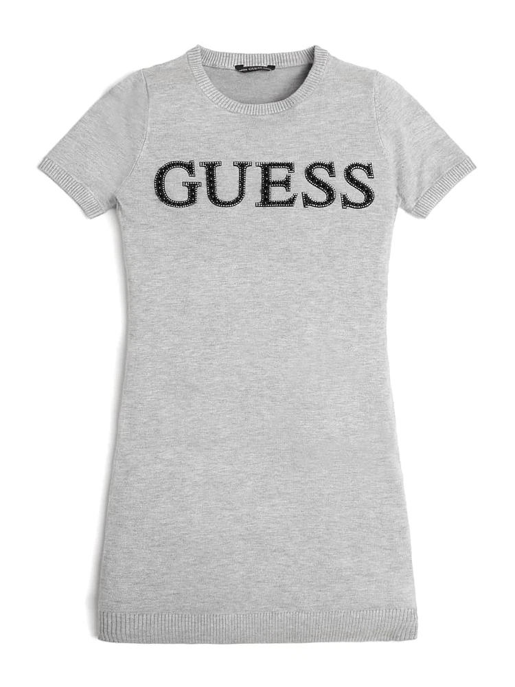Guess logo dress clearance