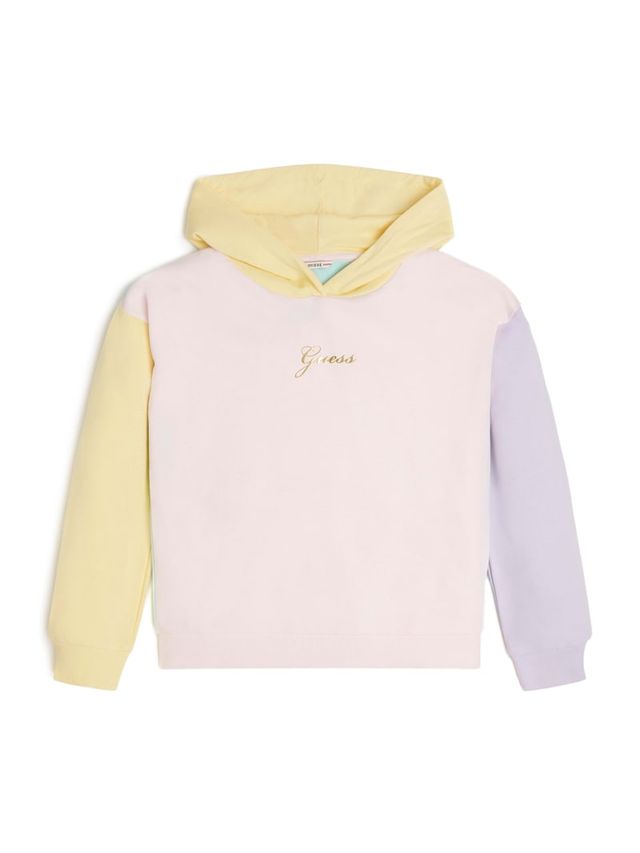 Guess colorblock pullover hoodie hot sale