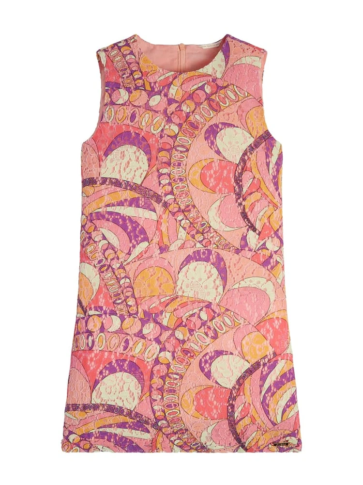 Guess yellow lace dress sale