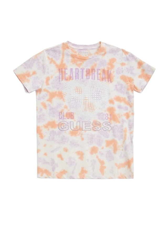 Tie dye guess t shirt top