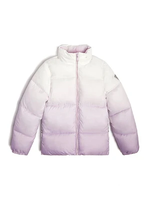 Guess iridescent puffer jacket clearance