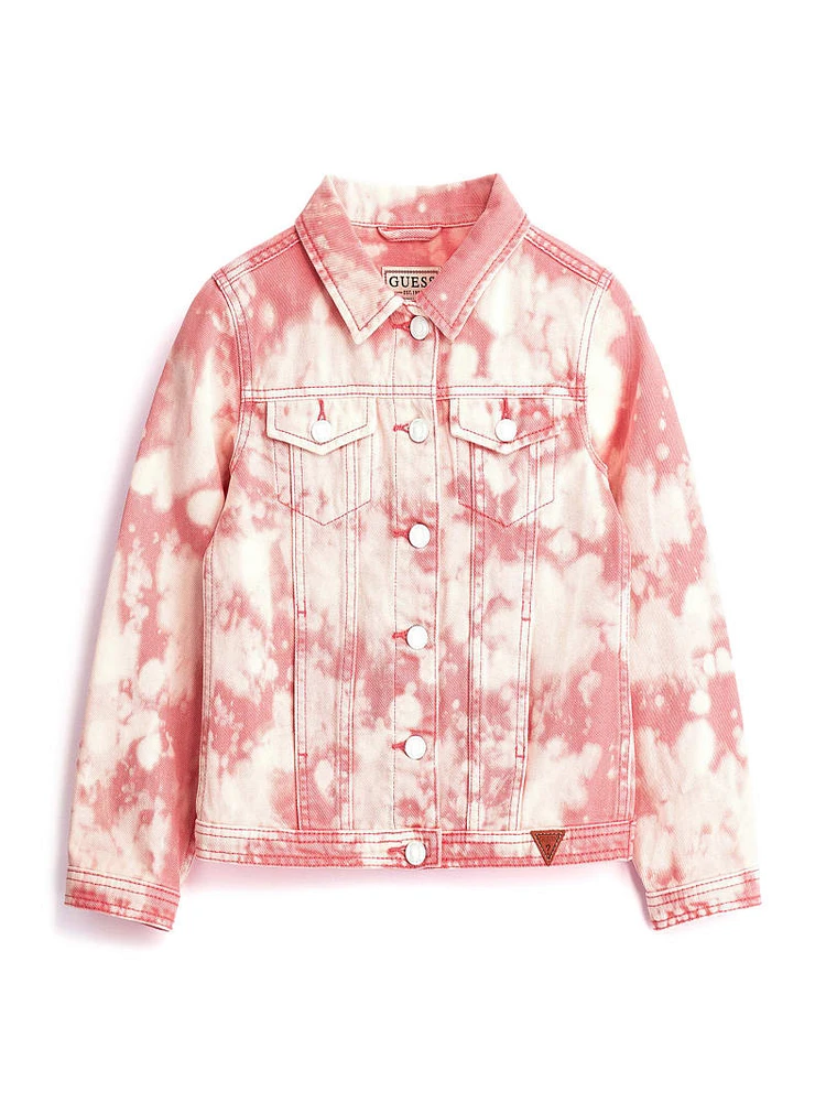 Oversized denim jacket kids top
