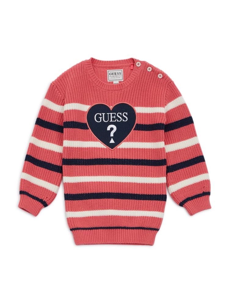 Guess striped sweater store