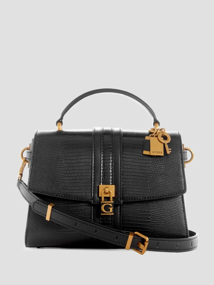 GUESS Ginevra Textured Top Handle Crossbody | Shop Midtown