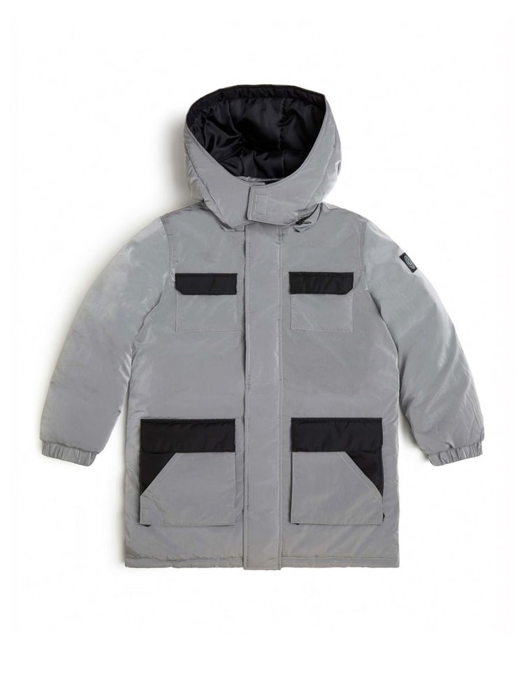 Guess iridescent clearance puffer jacket