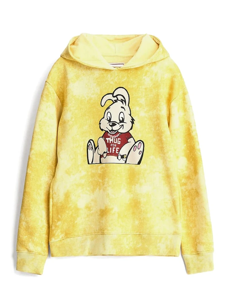 Guess hoodie yellow outlet
