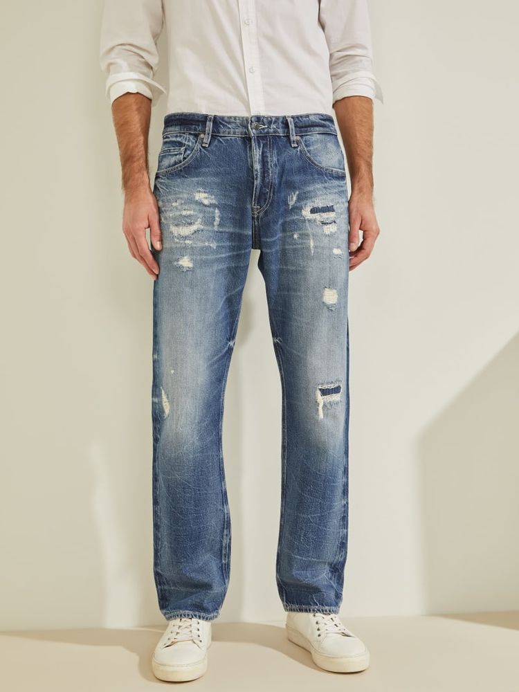 Buy distressed jeans sales