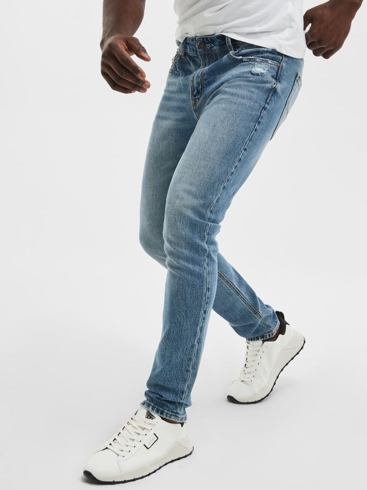 Guess tapered sales jeans