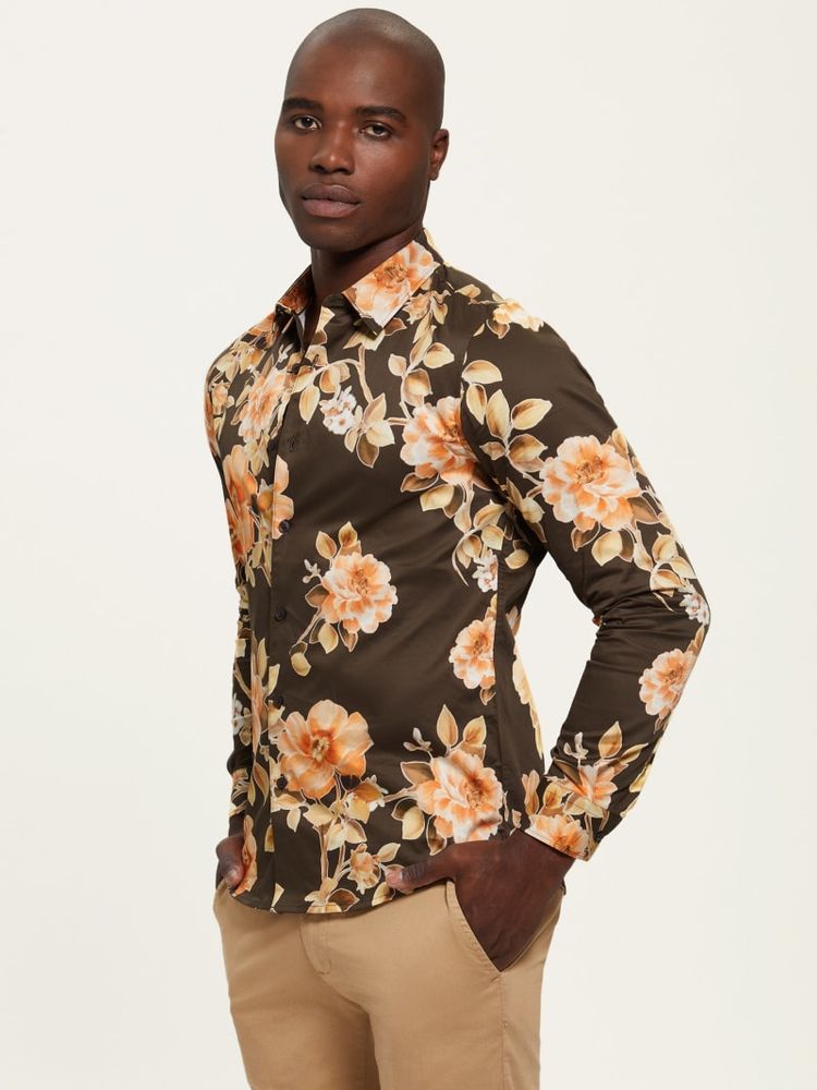 Guess floral shirt cheap