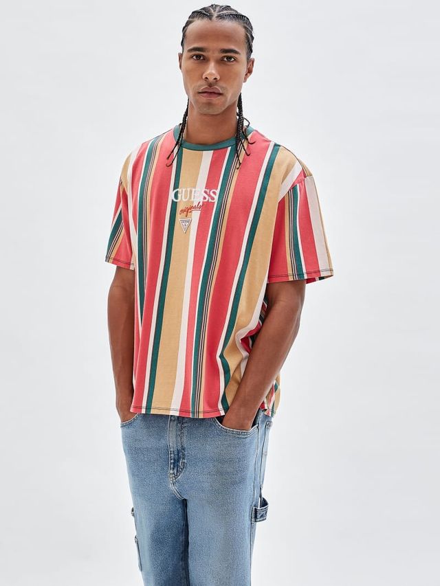 Guess t shirt striped price top