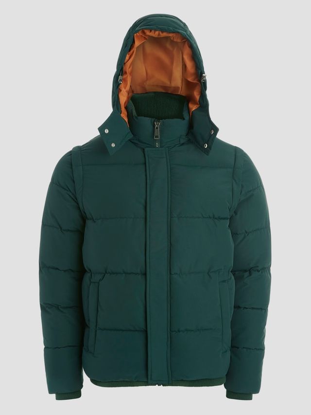 Guess men's reversible puffer jacket shop