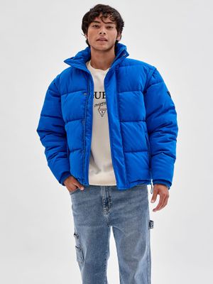Guess noah nylon puffer jacket discount