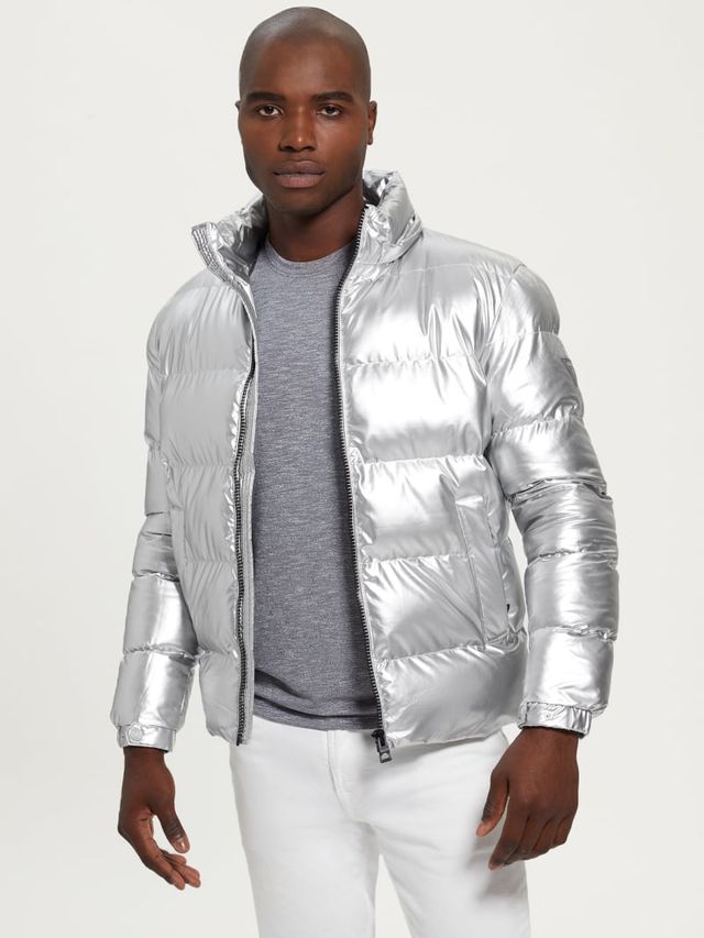 Guess best sale metallic jacket