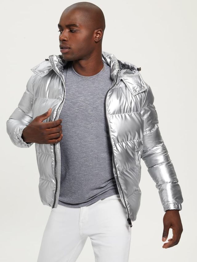 Guess online metallic jacket
