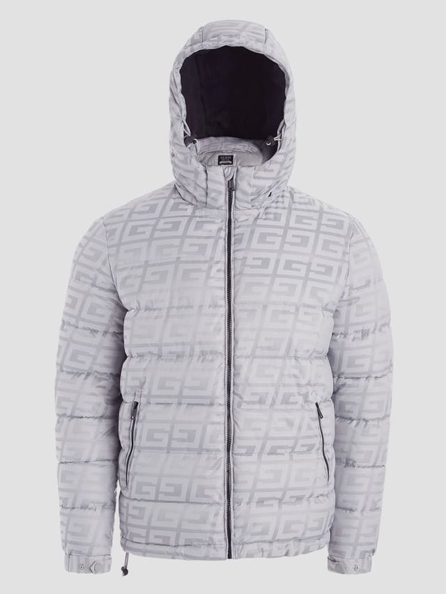GUESS Allover Logo Puffer Jacket | Shop Midtown