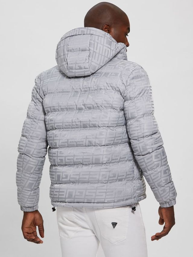 GUESS Allover Logo Puffer Jacket | Shop Midtown