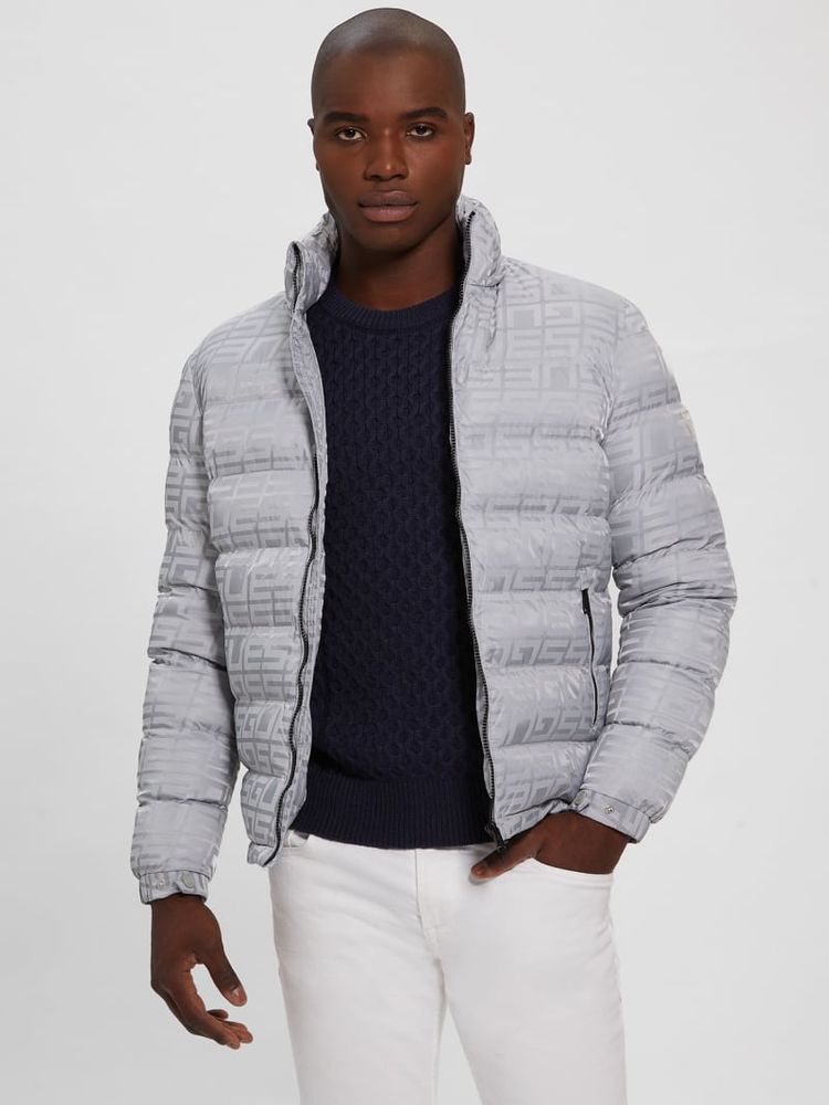 GUESS Allover Logo Puffer Jacket | Mall of America®