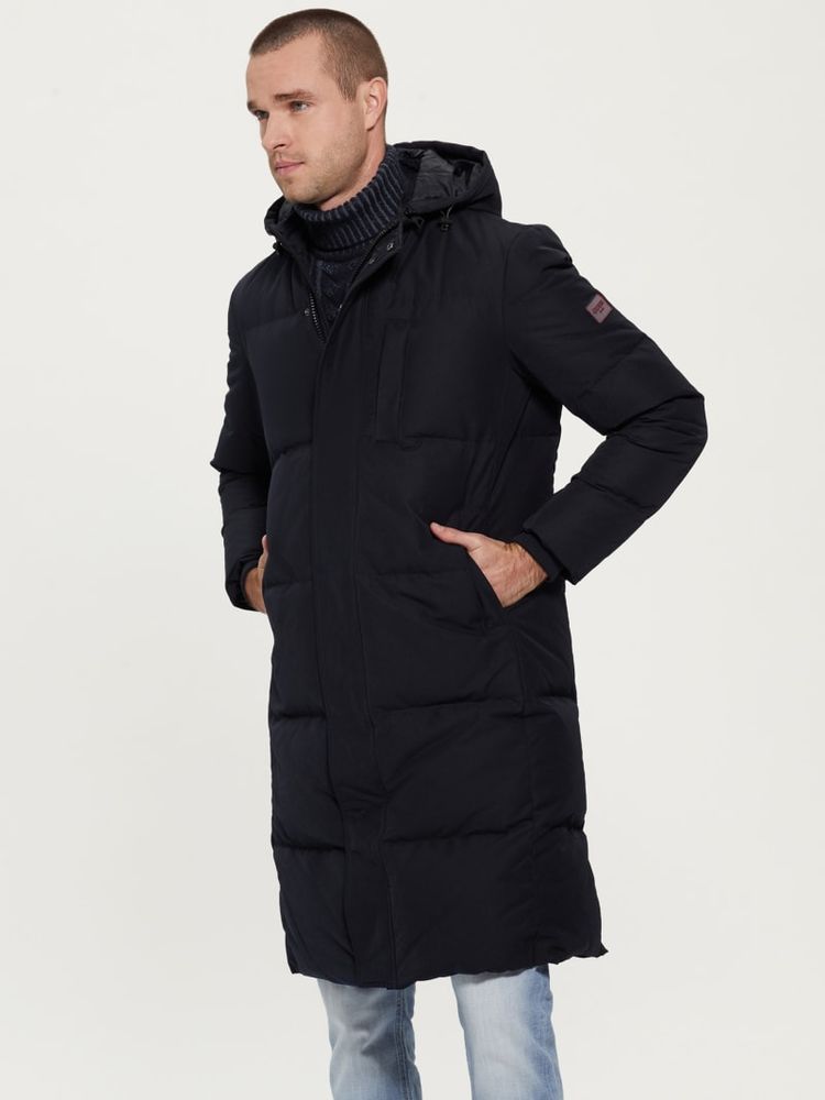 Longline puffer parka hollister top