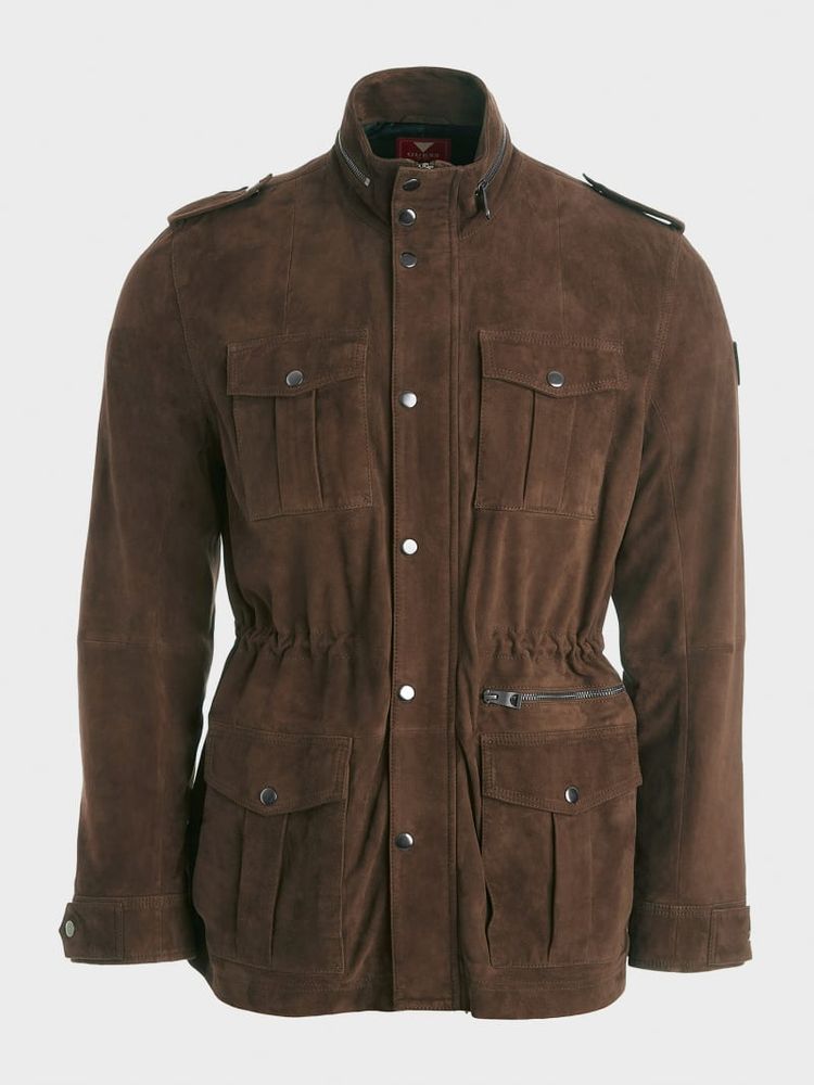 Guess suede jacket mens store