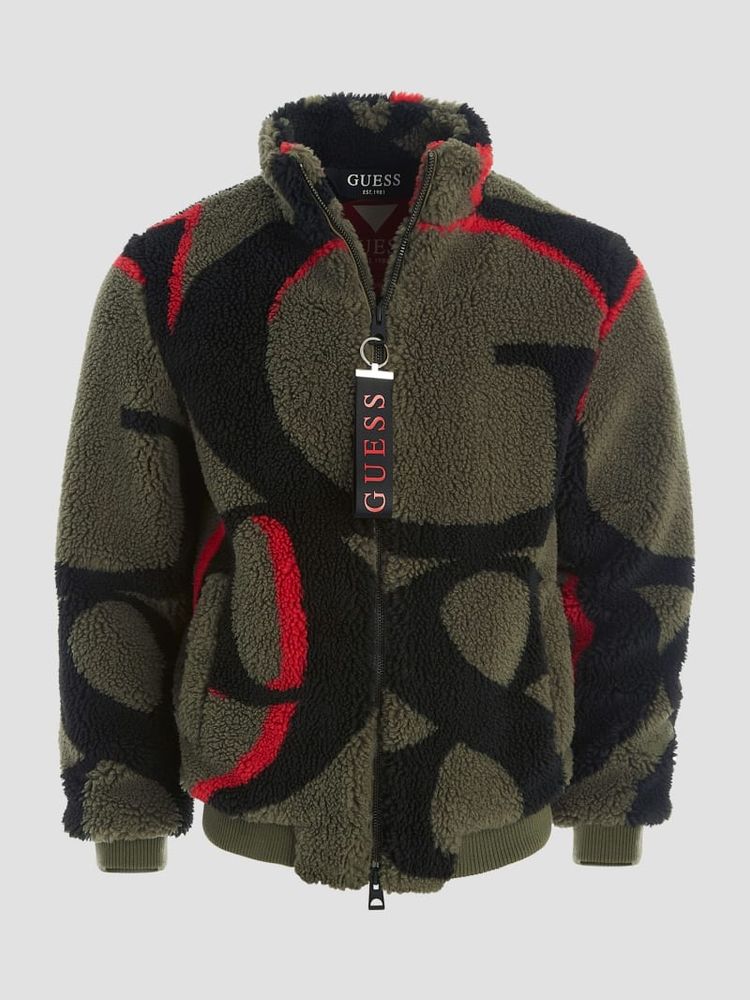 GUESS Eco Logo Teddy Jacket | Mall of America®