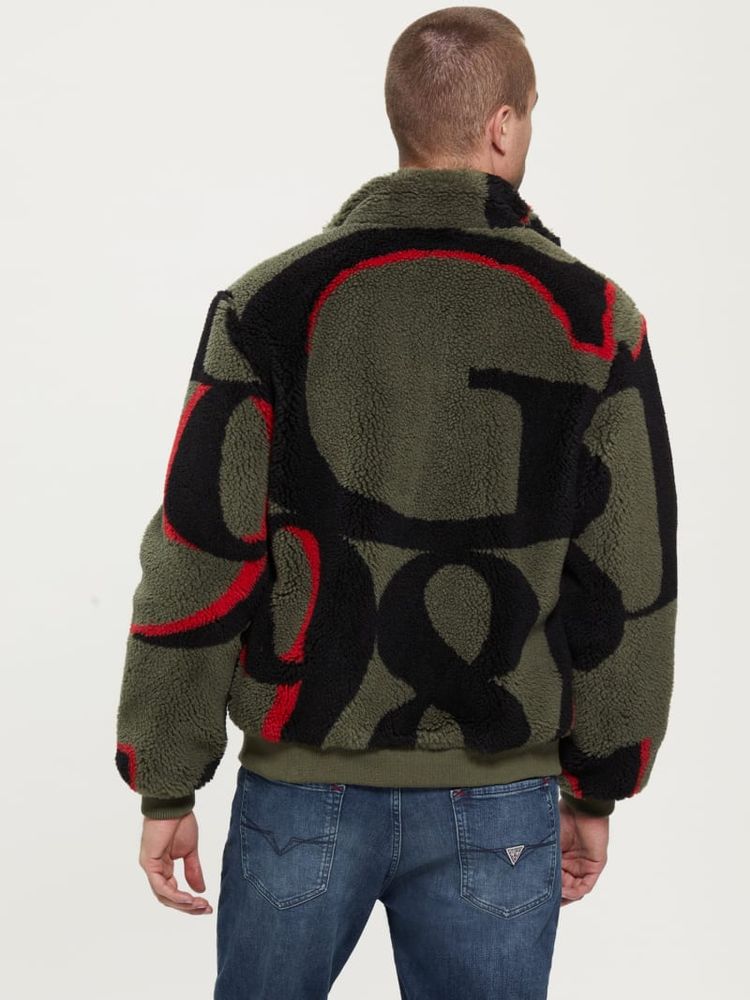 GUESS Eco Logo Teddy Jacket | Mall of America®
