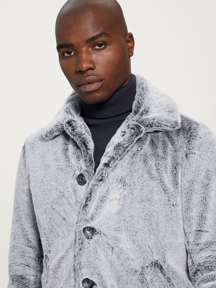 GUESS Faux Fur Peacoat Bramalea City Centre