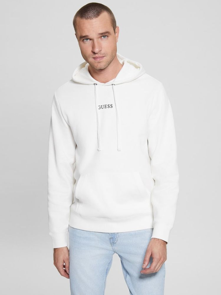 Guess roy logo pullover hoodie top
