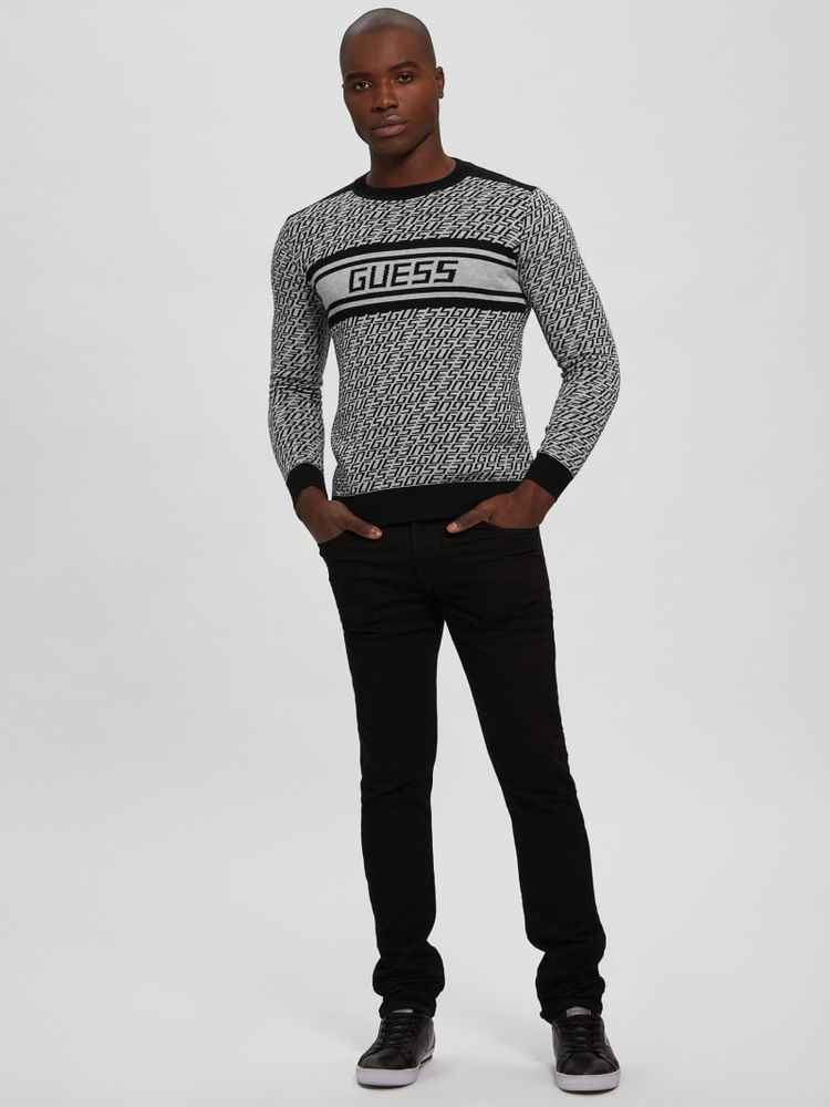 Grey guess jumper sales