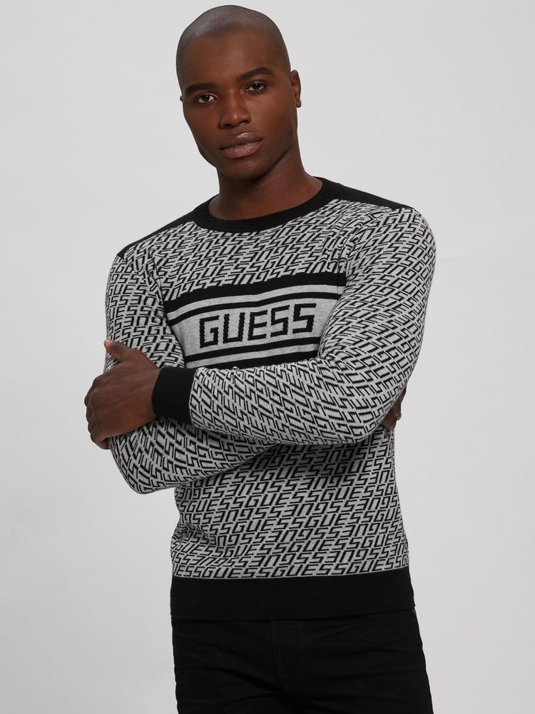 White deals guess sweatshirt