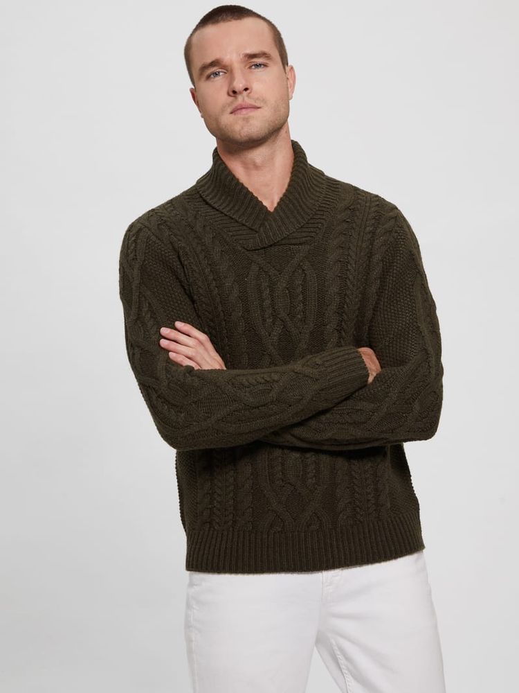 GUESS Kyle Shawl Sweater Shop Midtown