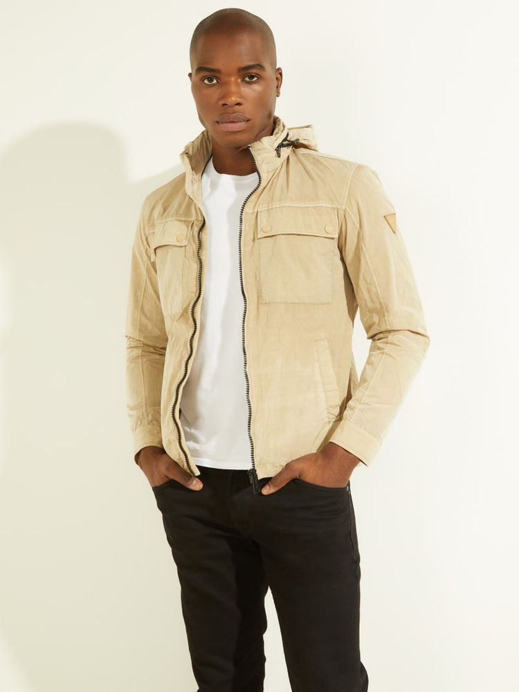 Guess khaki jacket hot sale