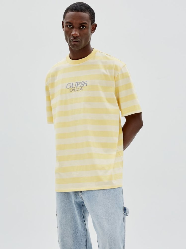 Guess originals striped tee on sale