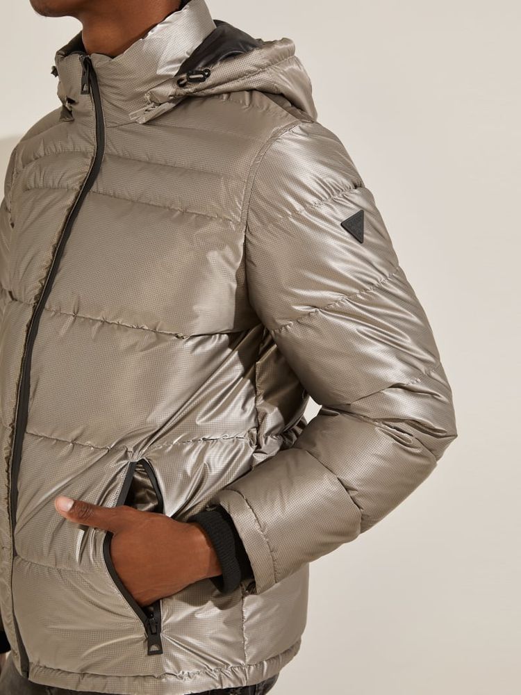 Grey guess coat cheap