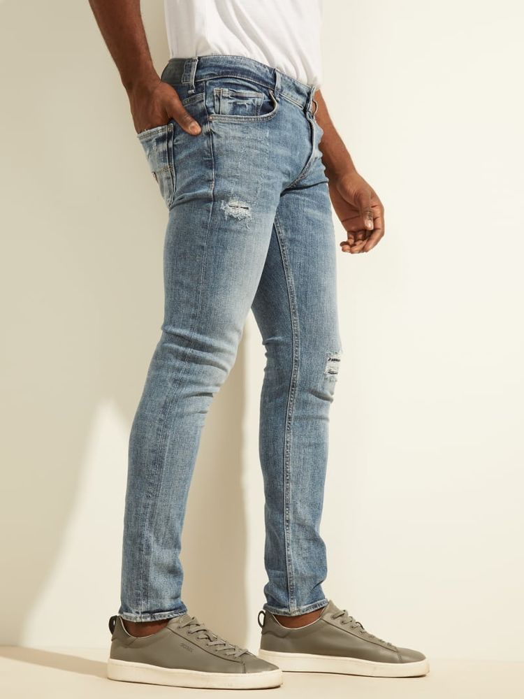 GUESS Eco Miami Destroyed Super Skinny Jeans Bramalea City Centre
