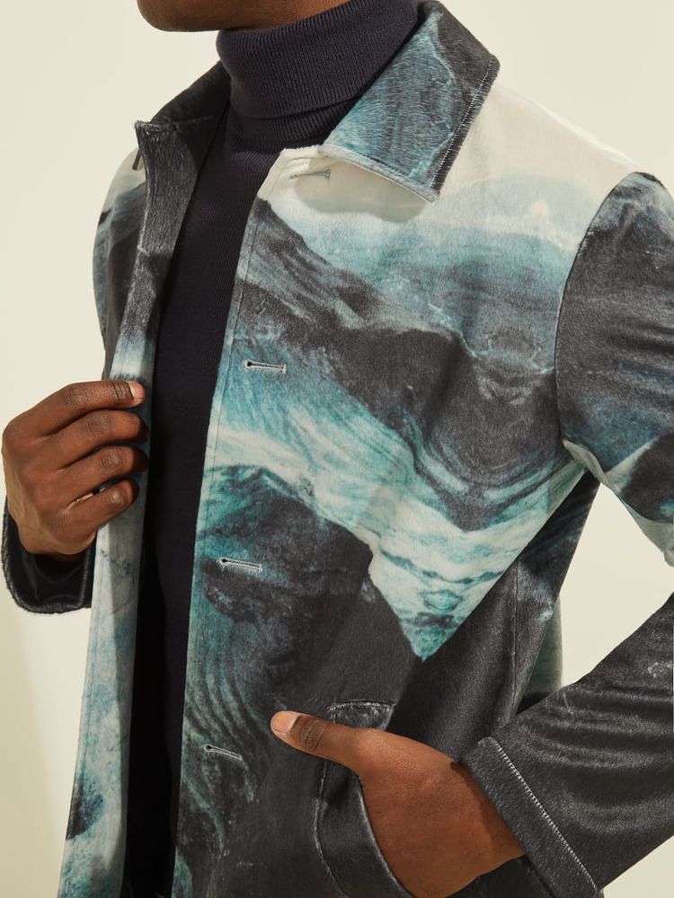 Cow store print jacket