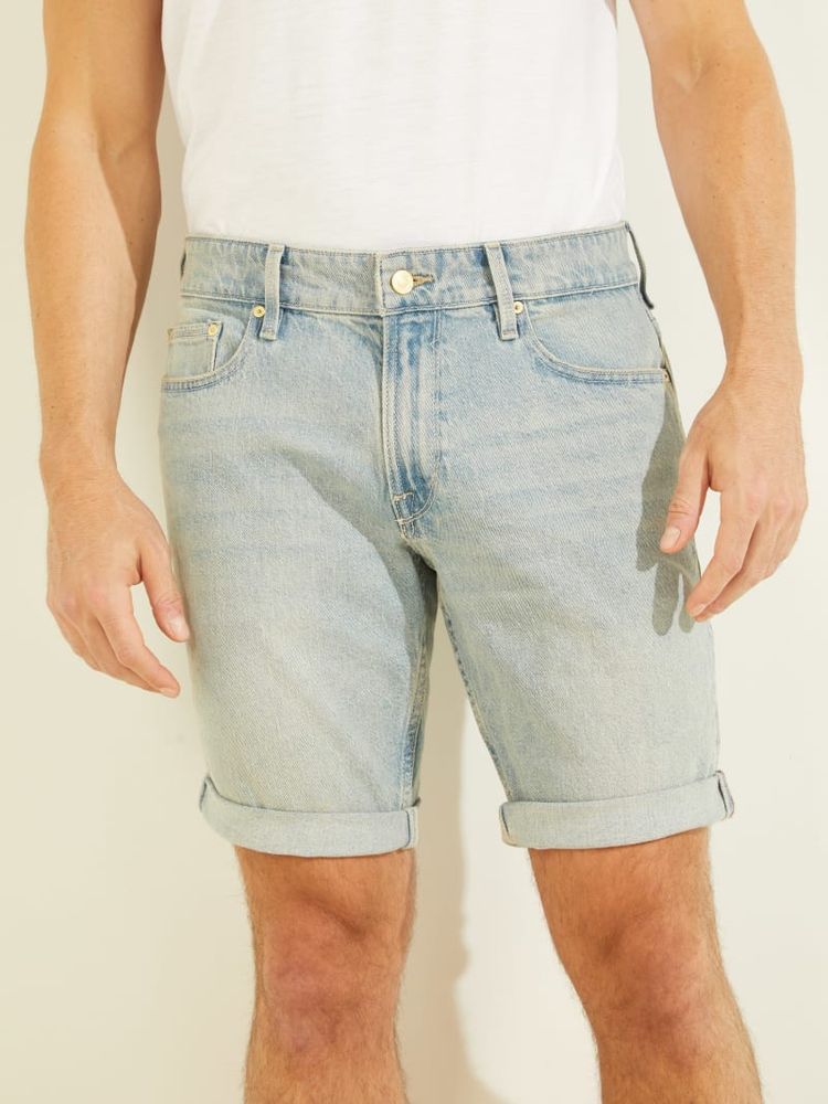 Regular fit outlet denim shorts