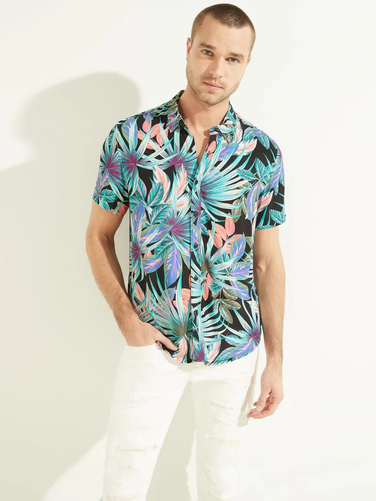 GUESS Eco Rayon Las Palmas Shirt Shop Midtown