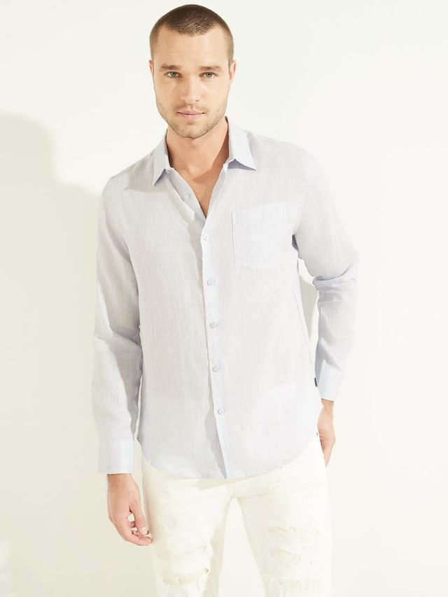 GUESS Eco Island Linen Shirt | Shop Midtown